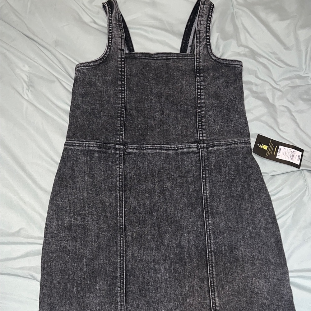 Art Class Black Denim Kids Dress